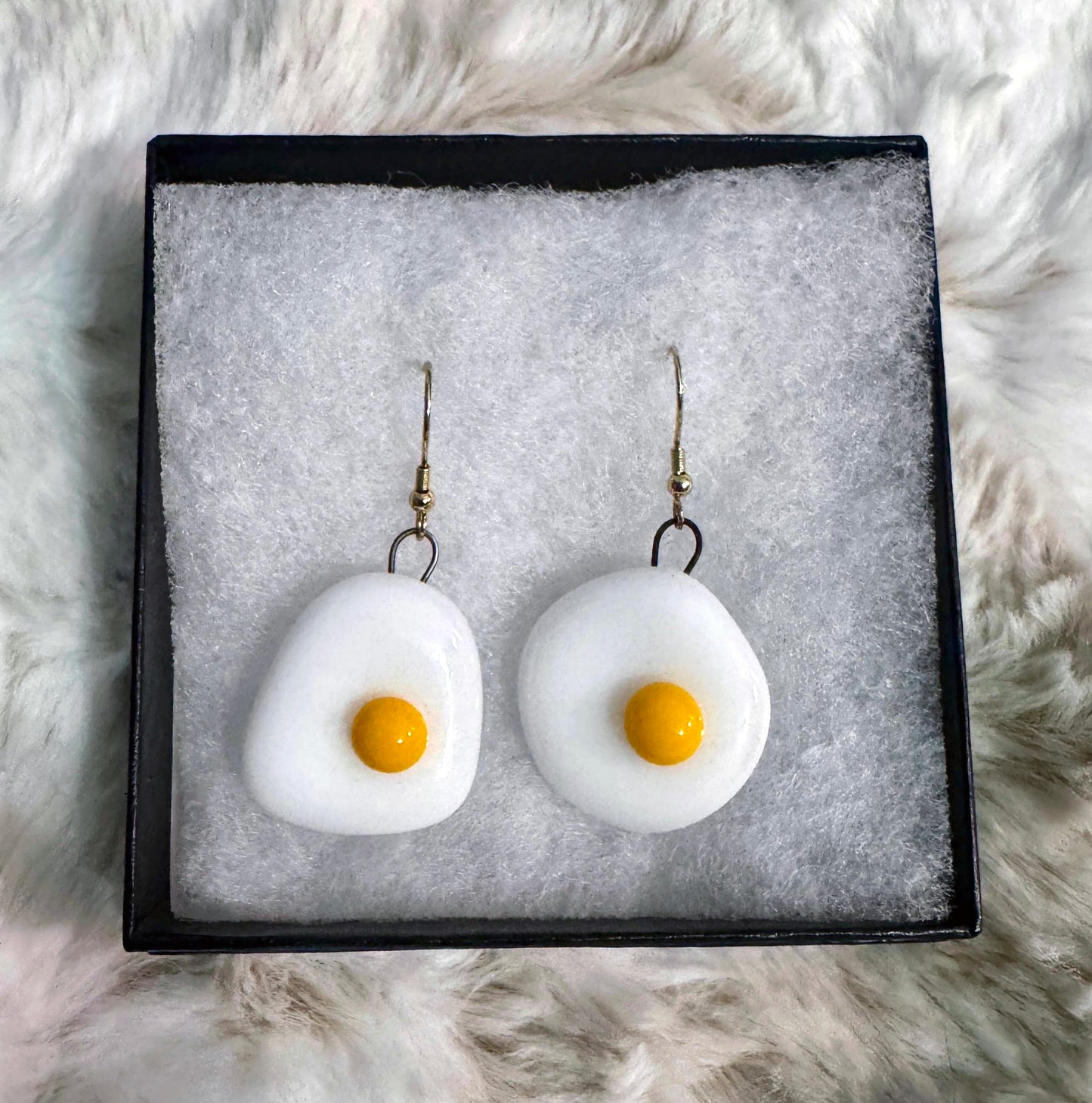 Egg Glass Earrings