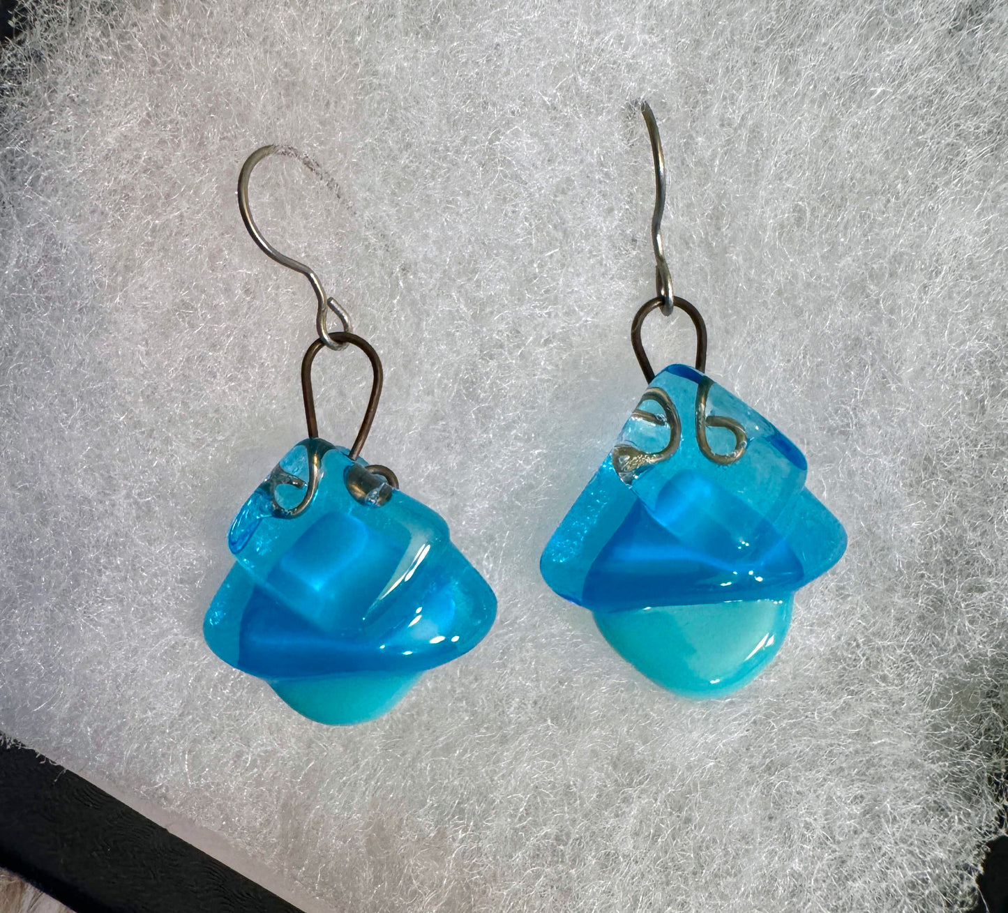 Blue Droplet Earrings